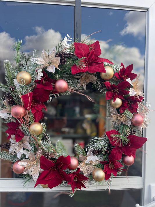 Holiday Rose Gold Glow Decor